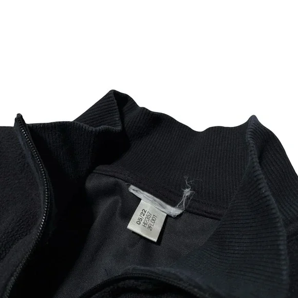 Reebok Women's 1/4 Zip Cropped Pullover Fleece Sweatshirt Size Medium 21 x 19.5 - Picture 5 of 5